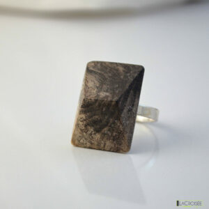 Bague en bois loupe de marronnier