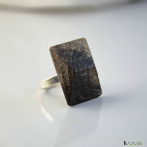 Bague en bois loupe de marronnier