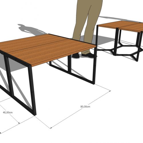 Tables basses jumelles