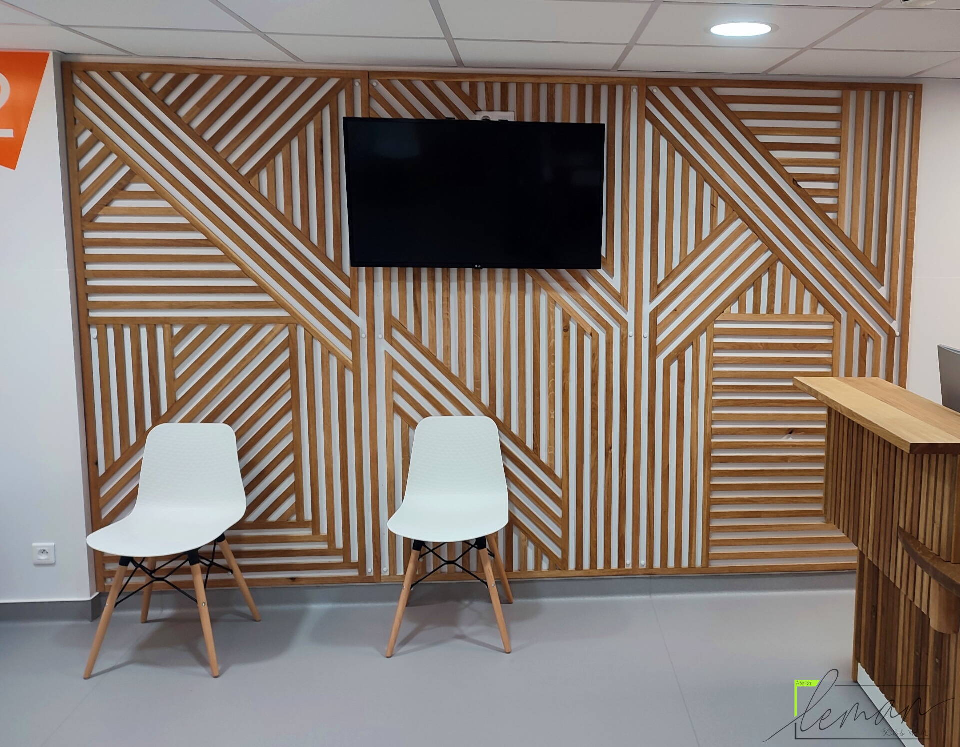 Habillage mural en bois